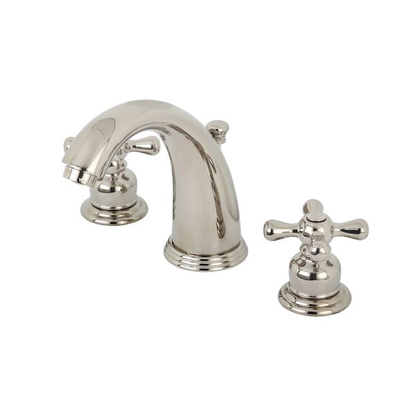 KB986AXPN Victorian 2-Handle 8" Widespread Bathroom Faucet, Nickel